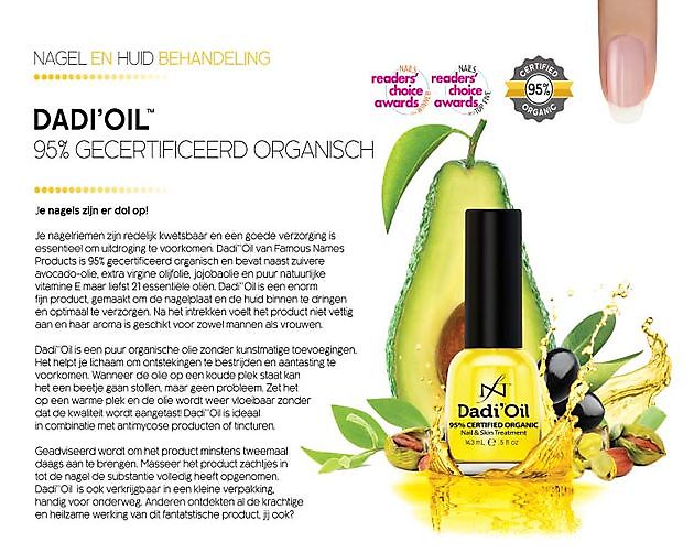 Goede verzorging met het juiste product - Dadi_Oil - Mirjam's Nagelstudio Beerta