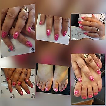 Mooie teen nagels Mirjam's Nagelstudio Beerta